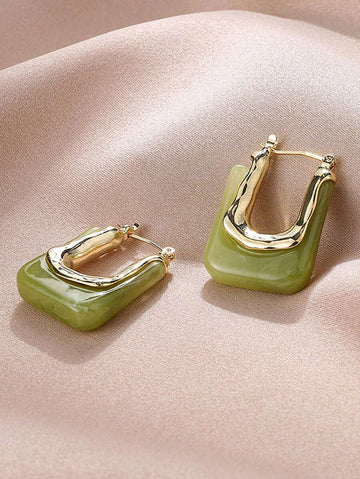 Geometric Design Earrings
