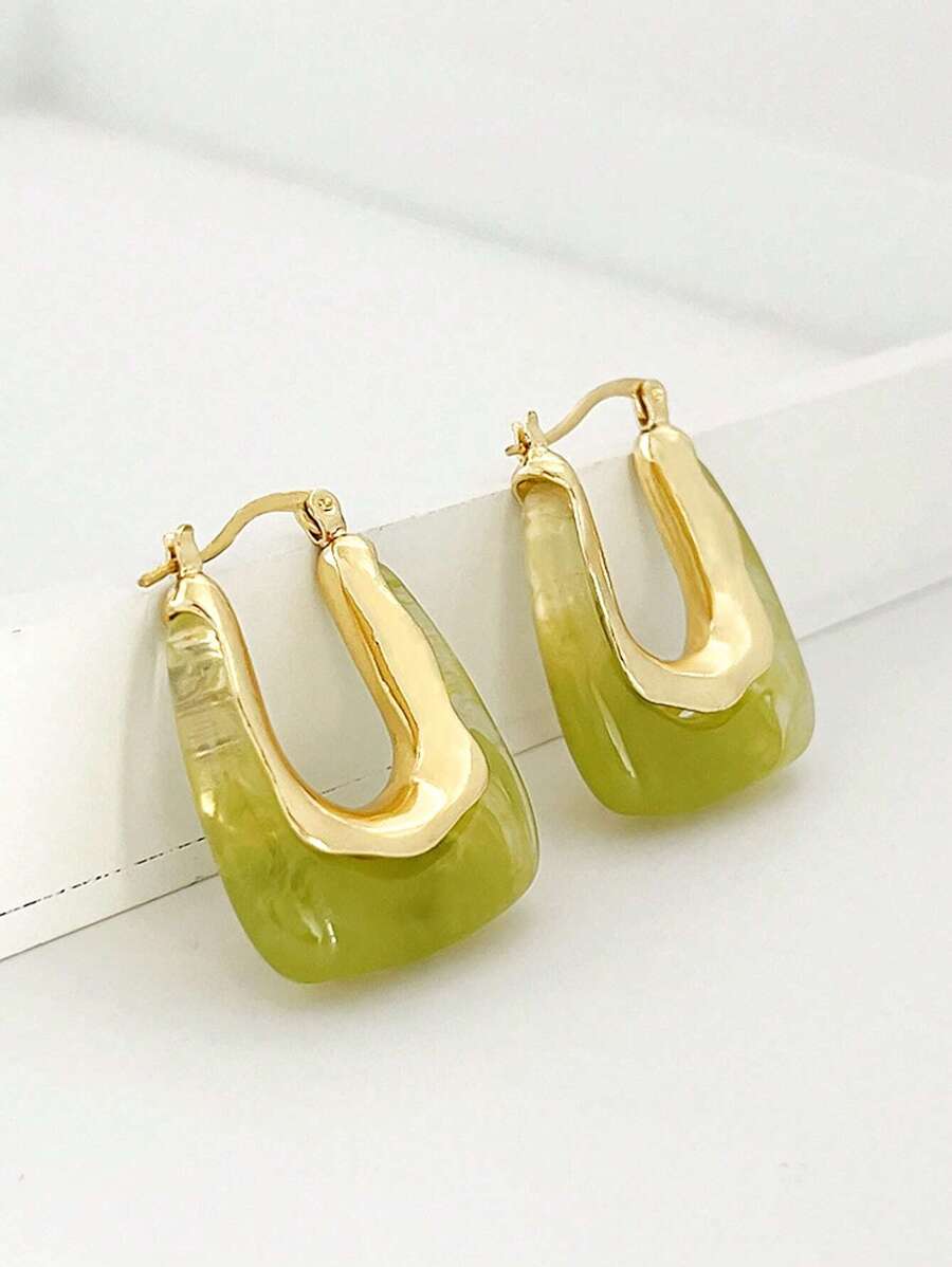 Geometric Design Earrings