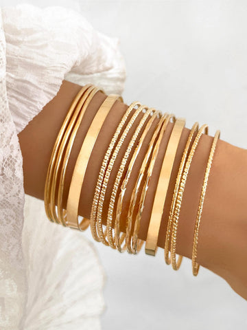 14pcs/set Minimalist Bangle