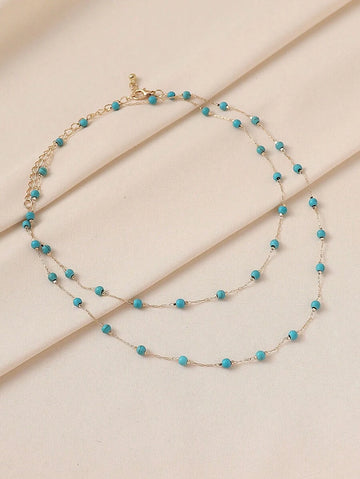 Turquoise Decor Necklace