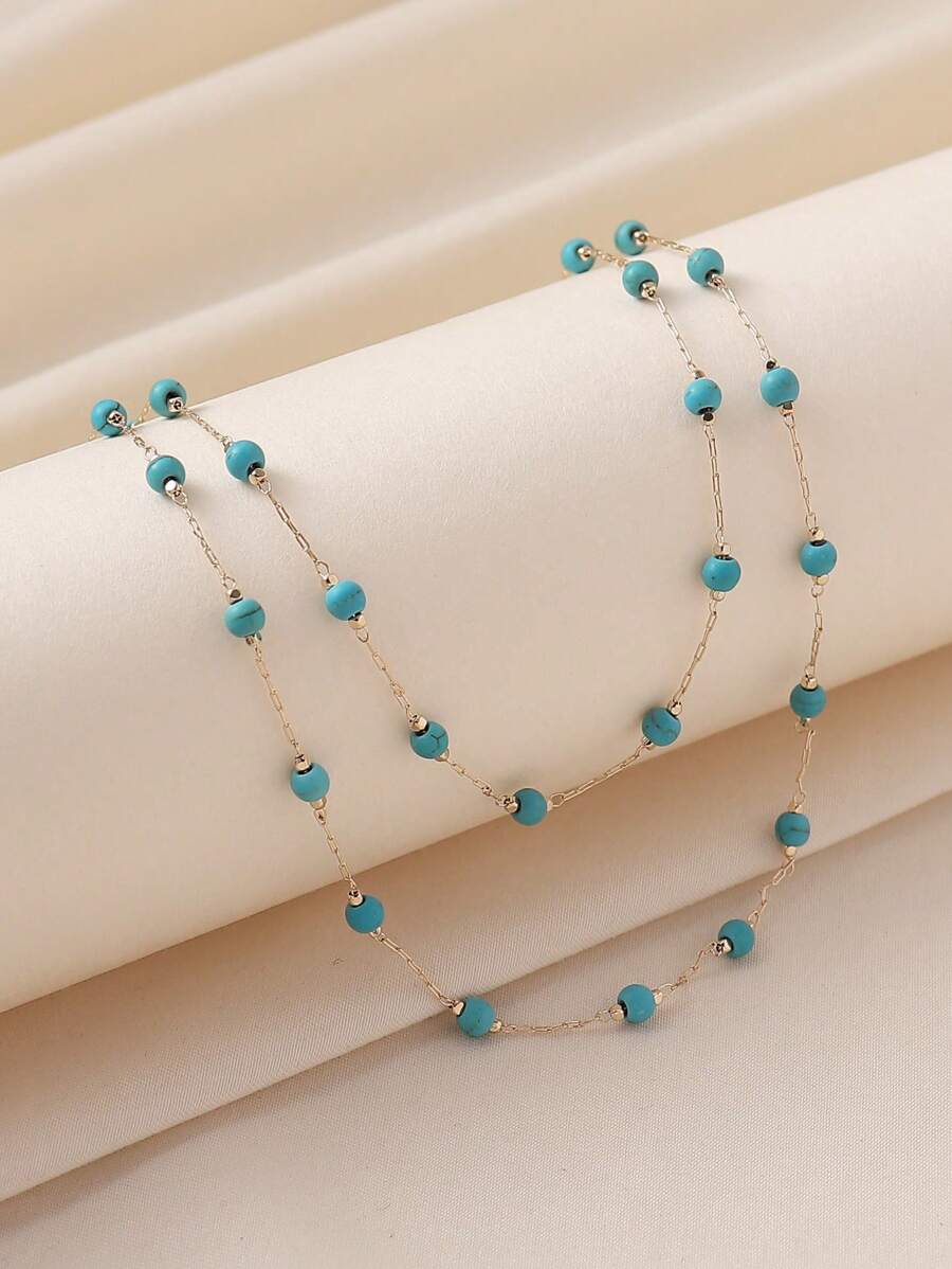 Turquoise Decor Necklace